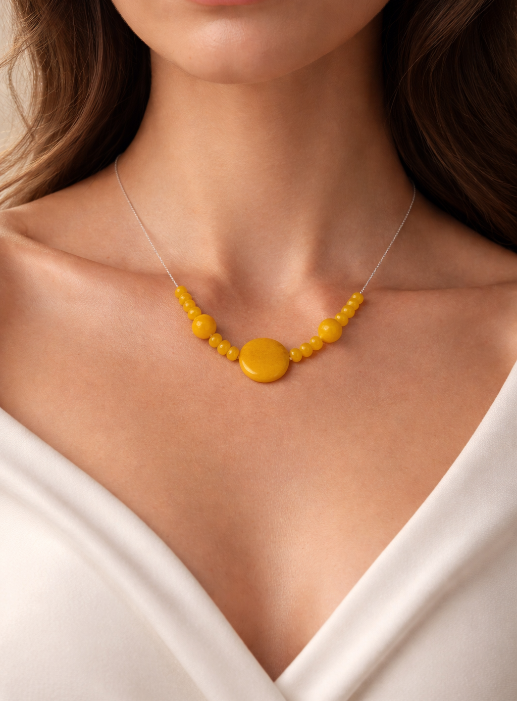 Colier 'Soare aşezat'