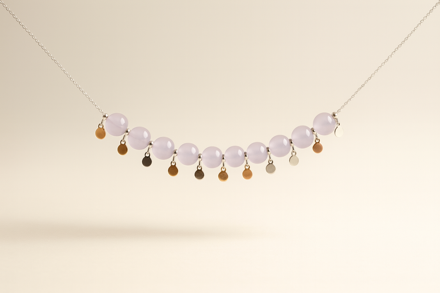 Colier 'Cerc de Lumină'