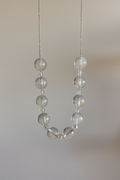Colier argint cristal de munte chocker