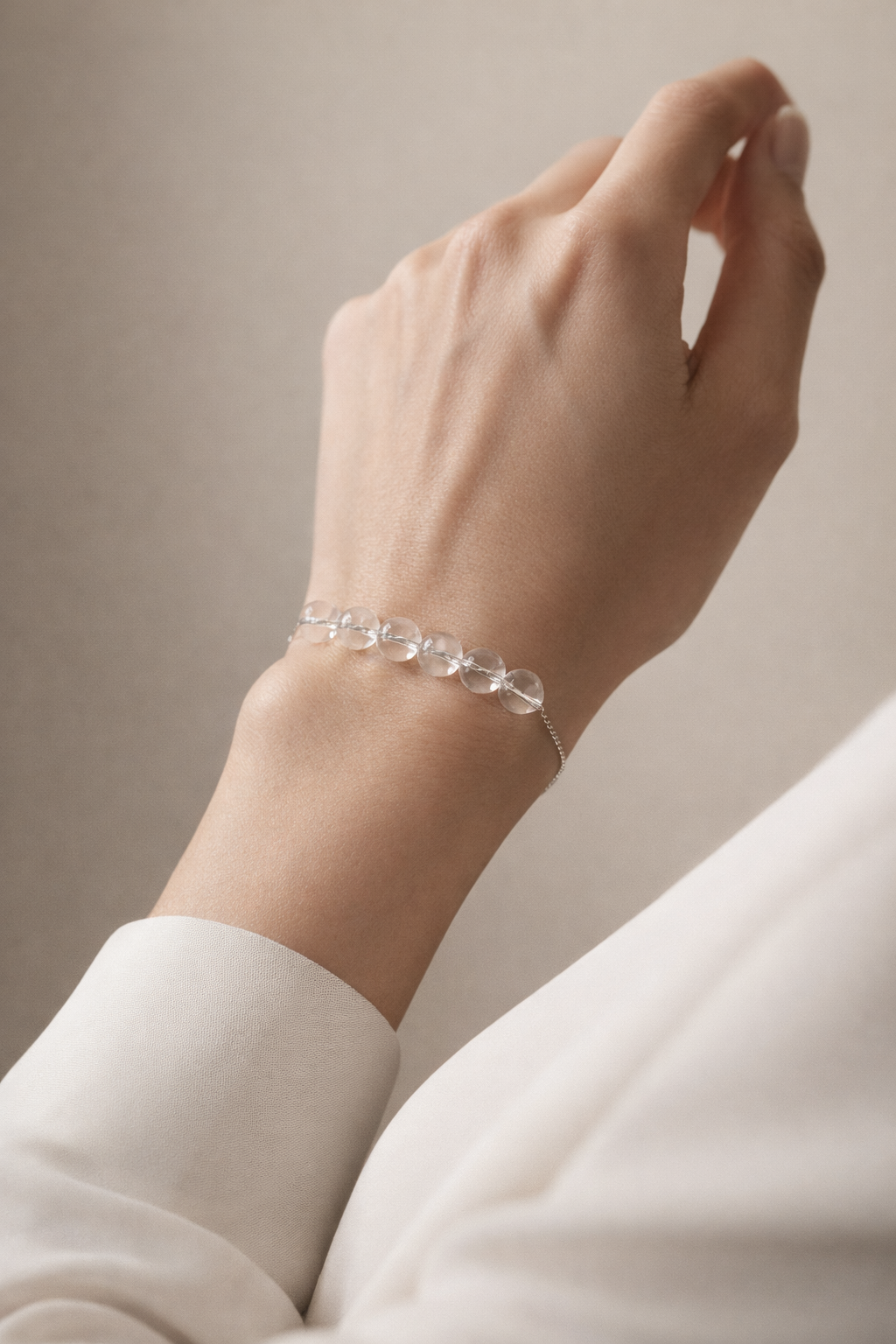 Brațarǎ din argint 925 cu cristal de munte| Aeris