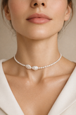 Choker din argint 925 cu perle de culturǎ | Luce Marina