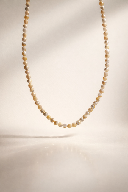 Choker din argint 925 cu sidef | Bianca