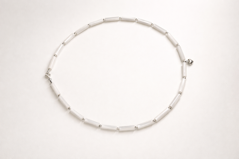 Choker din argint 925 cu sidef | Cuore