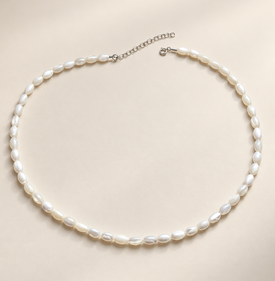 Choker din argint 925 cu sidef | Lucea
