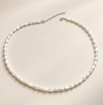 Choker din argint 925 cu sidef | Lucea
