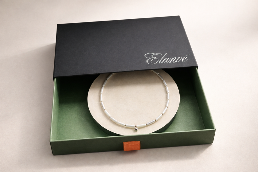 Choker din argint 925 cu sidef | Cuore