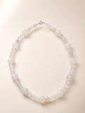 Choker din argint 925 cu jad | Blush Serenity