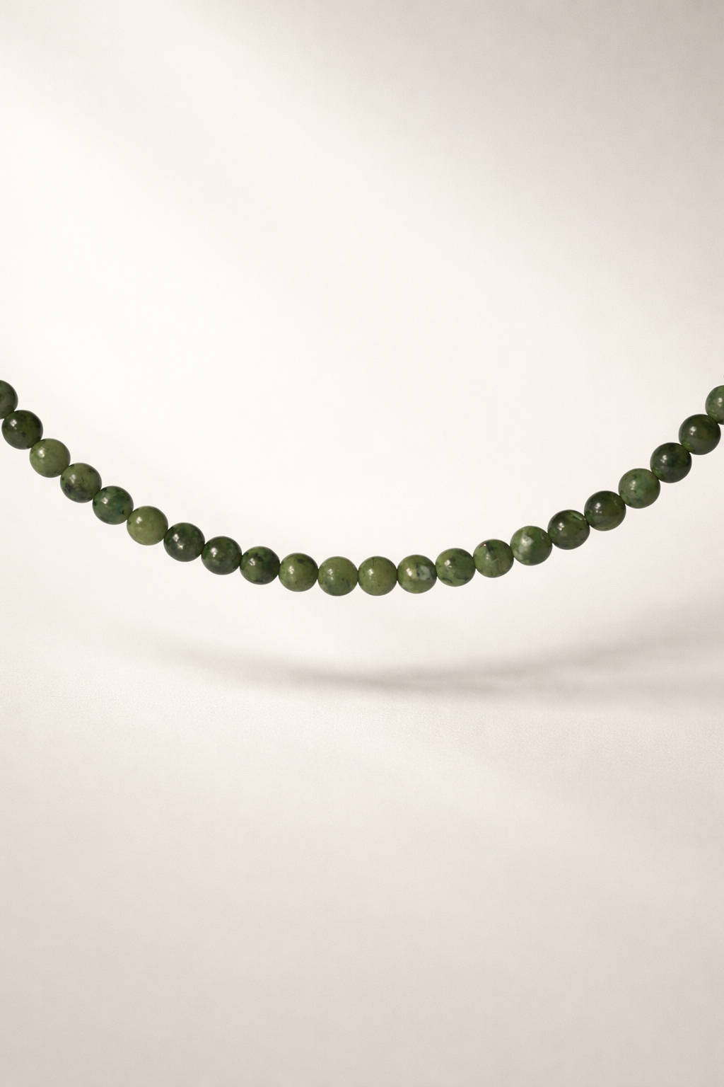 Choker din argint 925 cu jad canadian | Verde Vivo