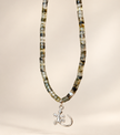 Choker din argint 925 cu prehnit | Lacerta