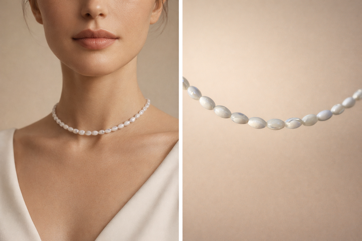 Choker din argint 925 cu sidef | Lucea