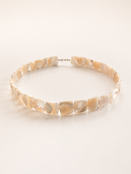 Choker din argint 925 cu sidef | Perla Maris