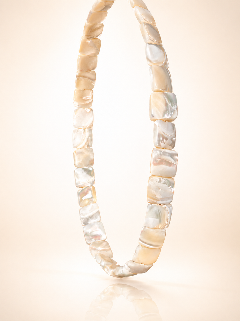 Choker din argint 925 cu sidef | Perla Maris