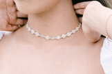Choker din argint 925 cu sidef | Luna Alba