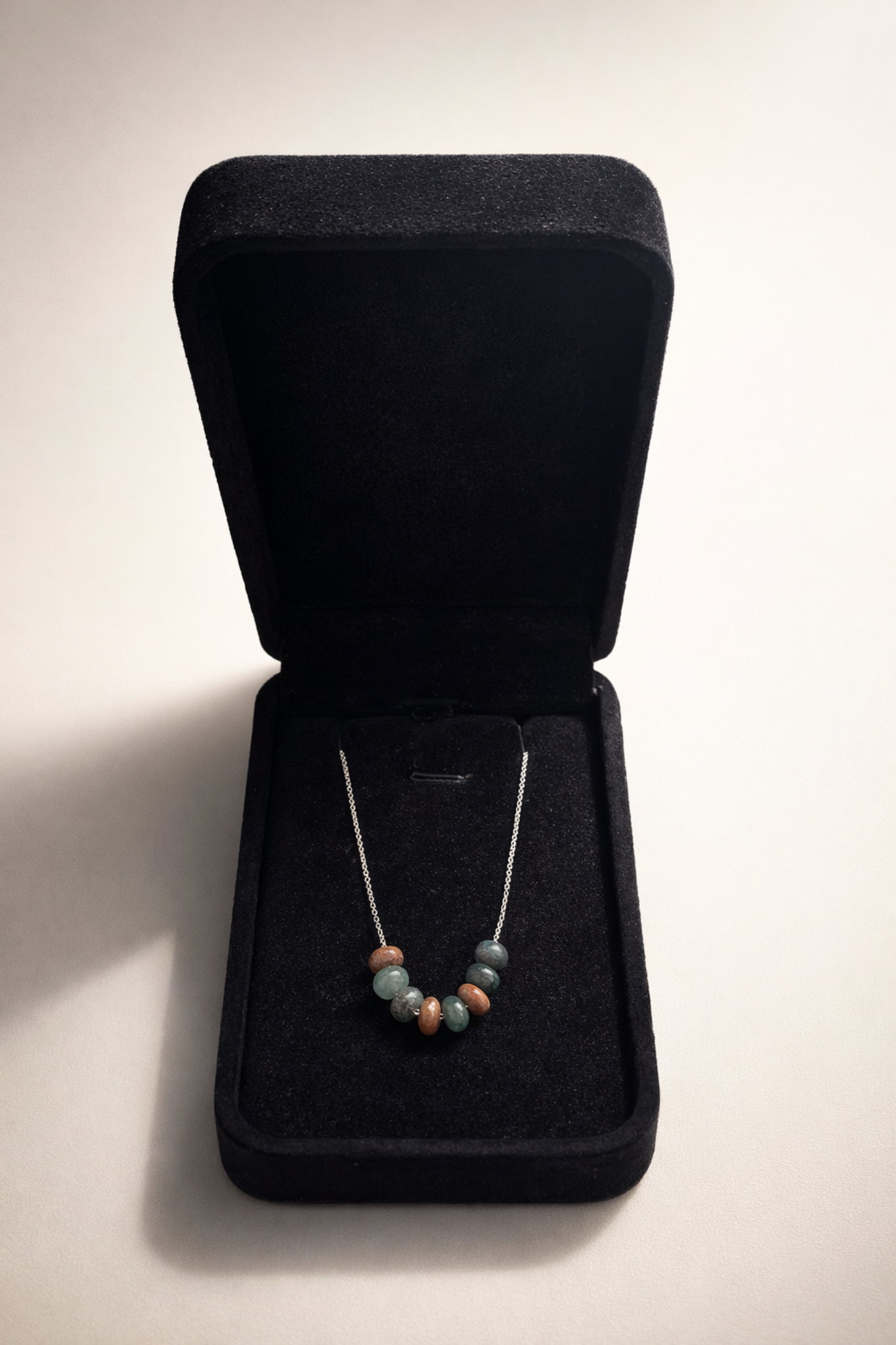 Colier din argint 925 cu agate | Aequilibrium Lapidis