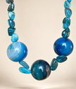 Choker din argint 925 cu agate | Marea