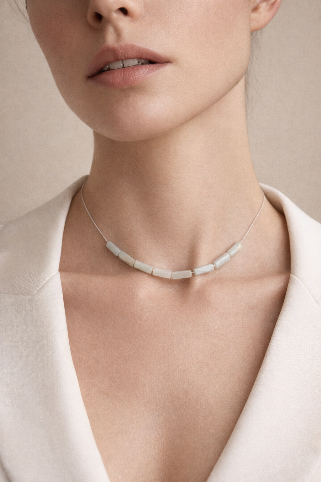 Colier din argint 925 cu amazonit | Linea Azzurra