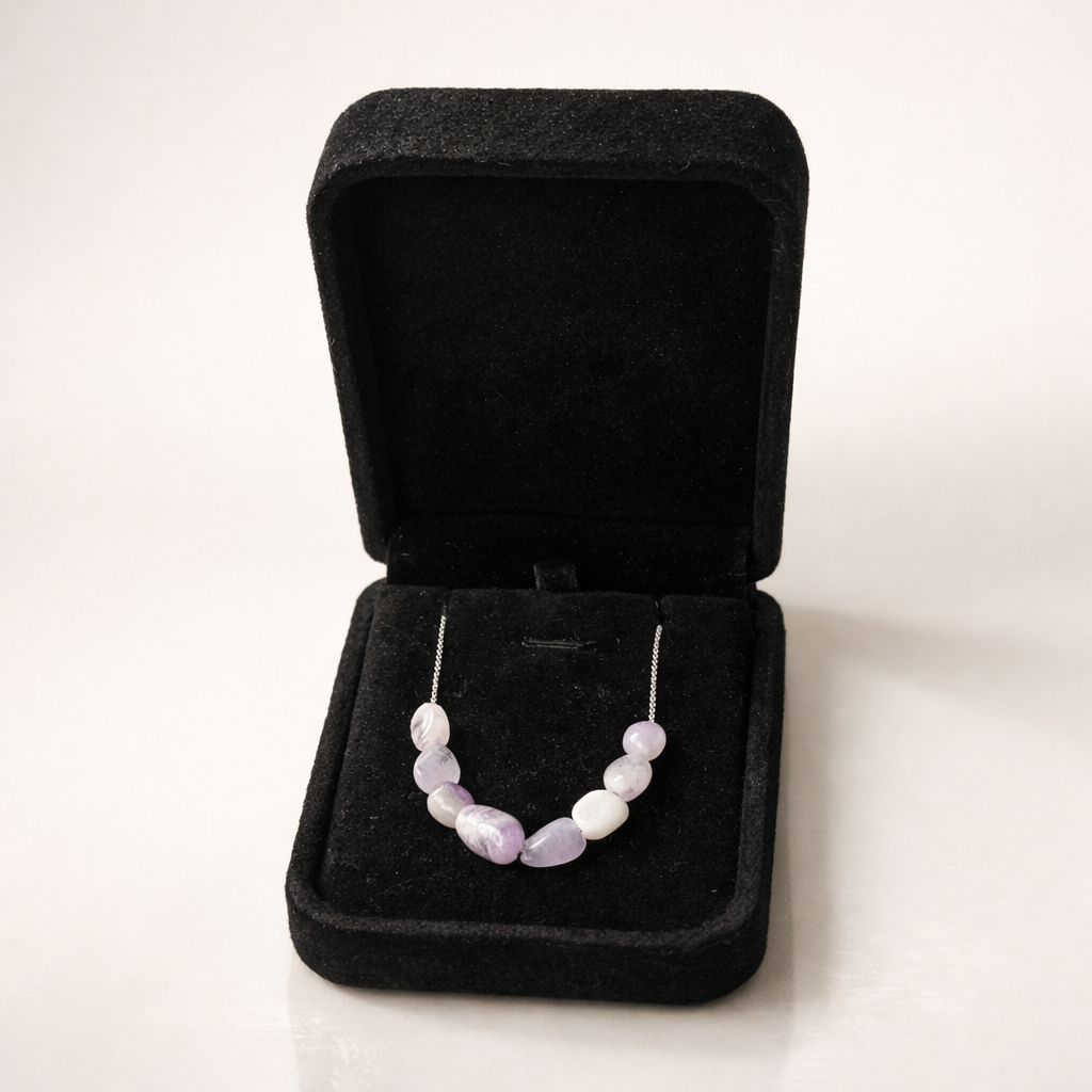 Colier din argint 925 cu ametist | Vespera