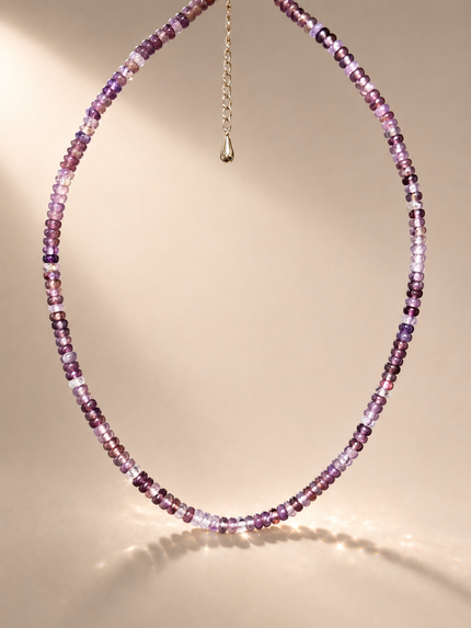 Choker din argint 925 cu ametist | Vento Viola