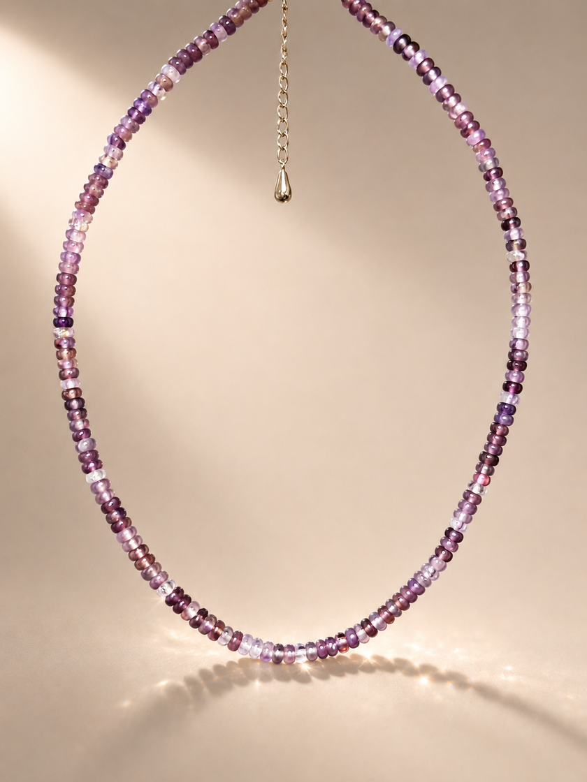 Choker din argint 925 cu ametist | Vento Viola