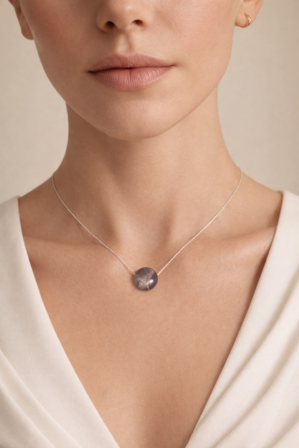 Colier din argint 925 cu ametist | Aethera