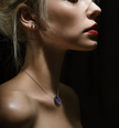 Colier din argint 925 cu ametist | Aethera