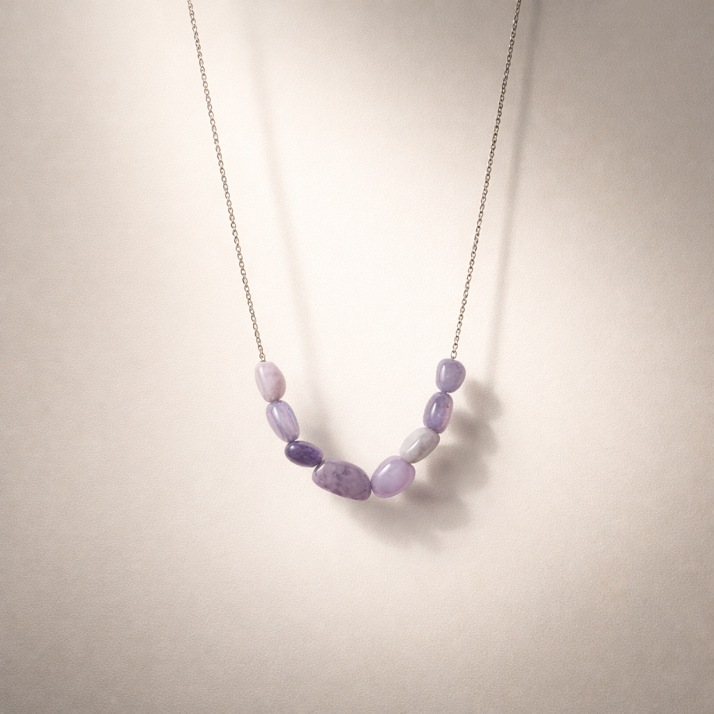 Colier din argint 925 cu ametist | Vespera