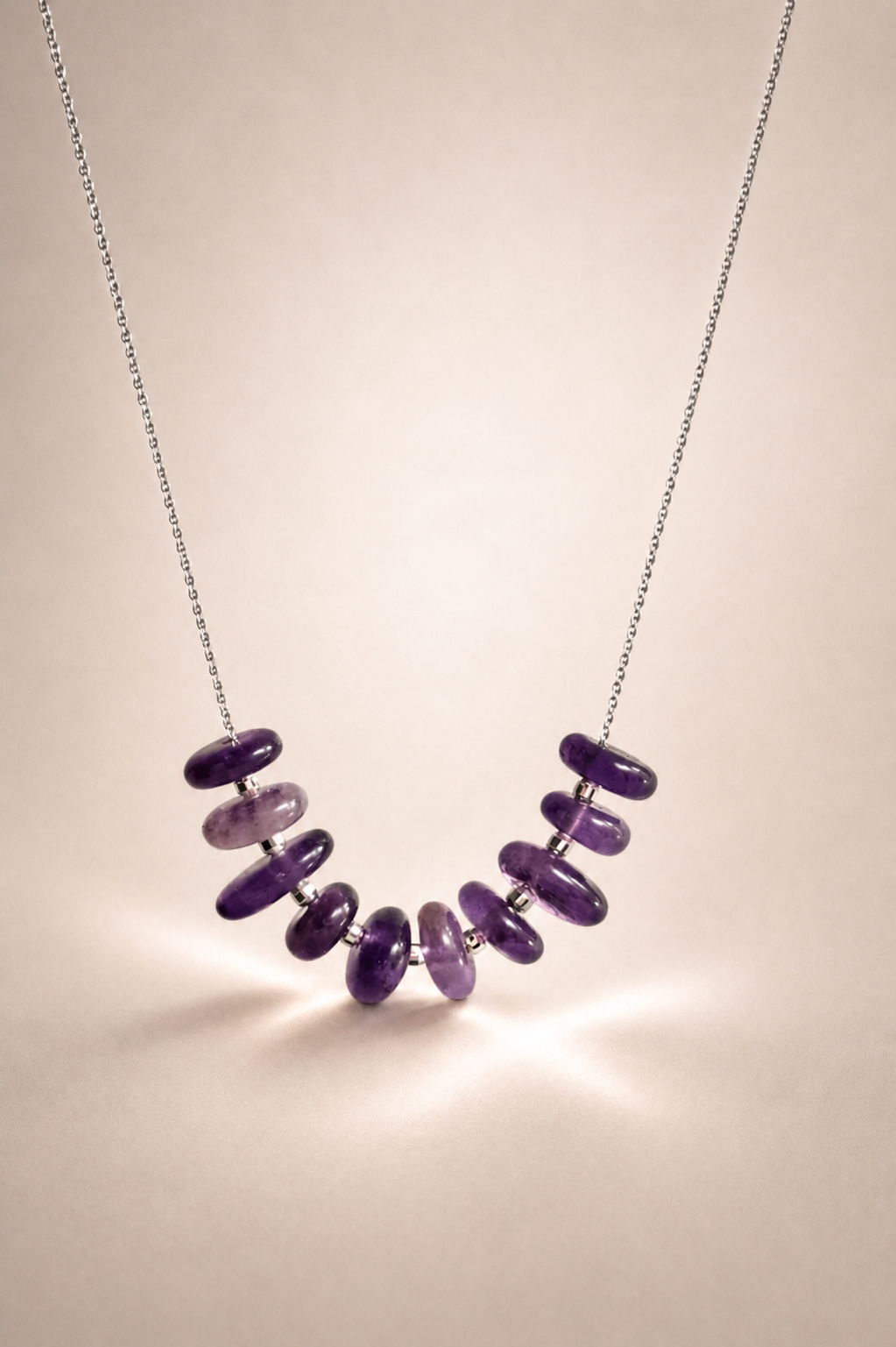 Colier din argint 925 cu ametist | Amethysta