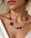 Colier din argint 925 cu ametist | Amethis