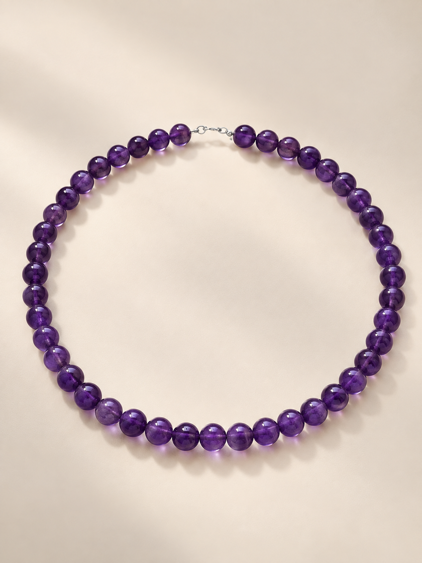 Choker din argint 925 cu ametist | Violetta