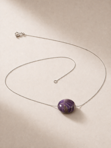 Colier din argint 925 cu ametist | Aethera