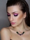 Colier din argint 925 cu jad | Emerald Whisper