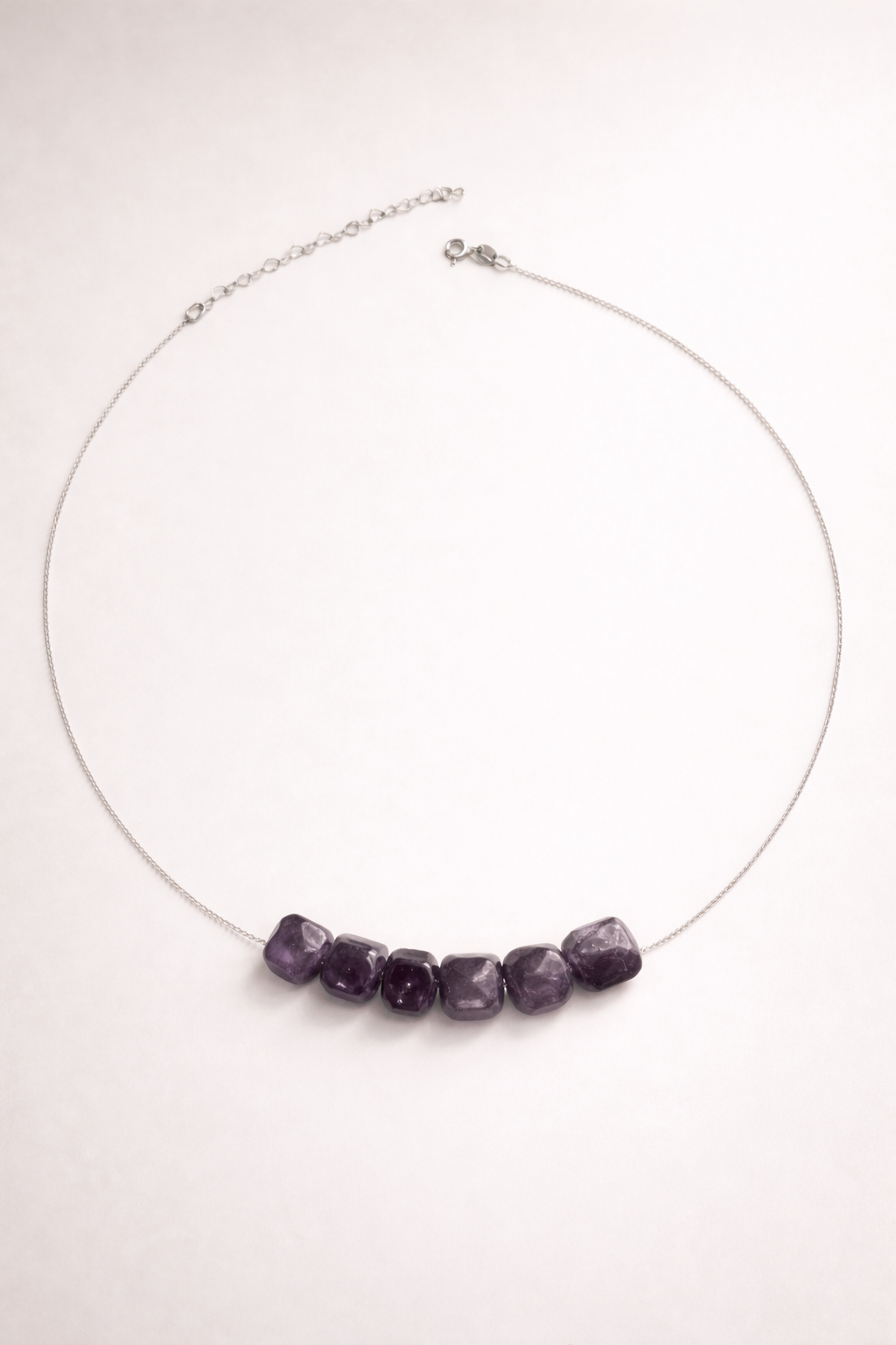 Colier din argint 925 cu ametist | Noctis
