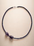 Choker din argint 925 zirconiu si ametist | Midnight Iris