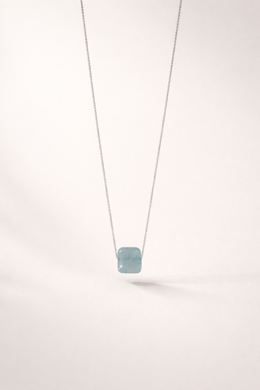 Colier din argint 925 cu angelit | Caelum Tenerifae