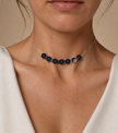 Colier din argint 925 cu agate şi ametist | Noctis Rosa