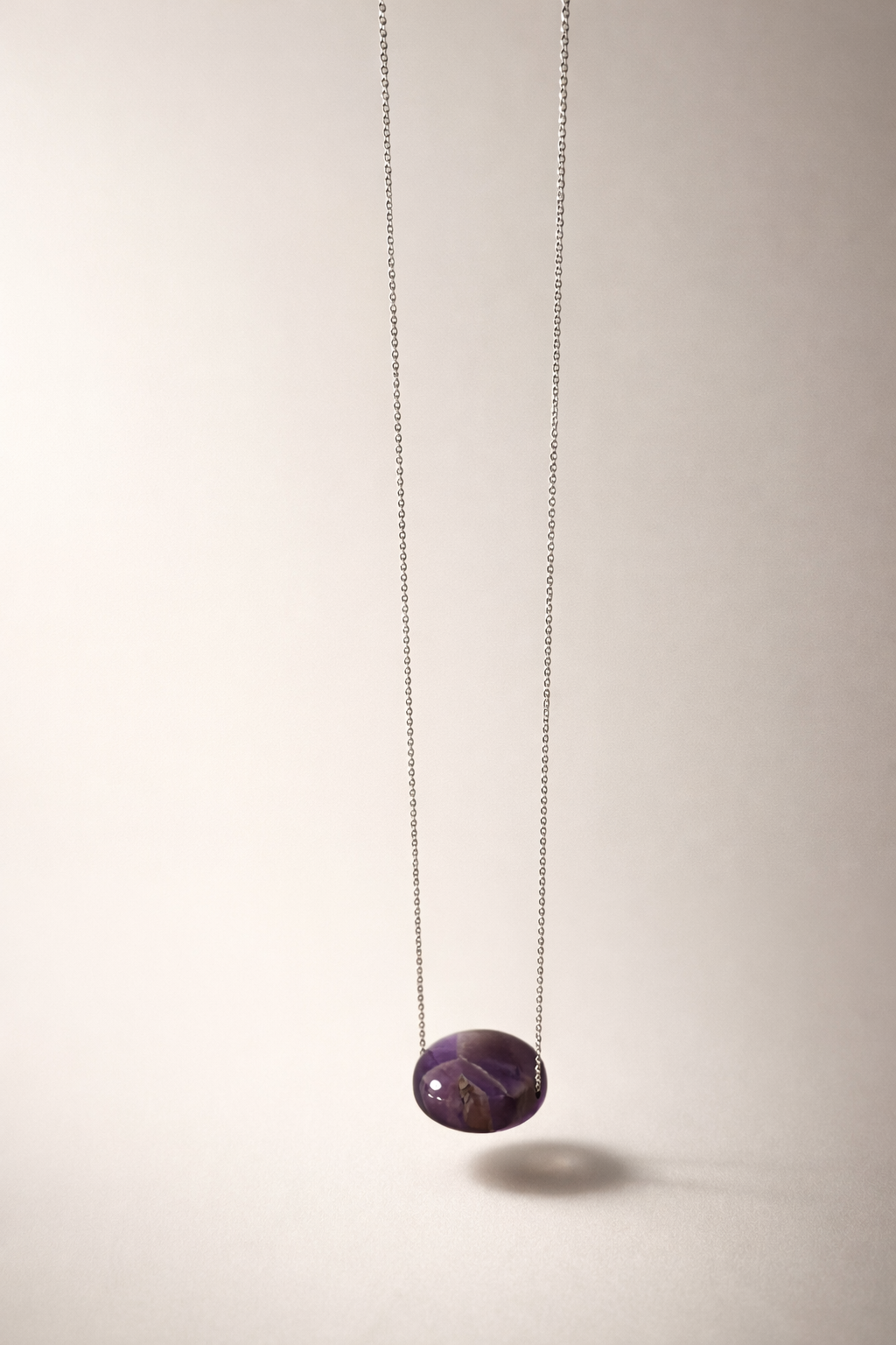 Colier din argint 925 cu ametist | Aethera