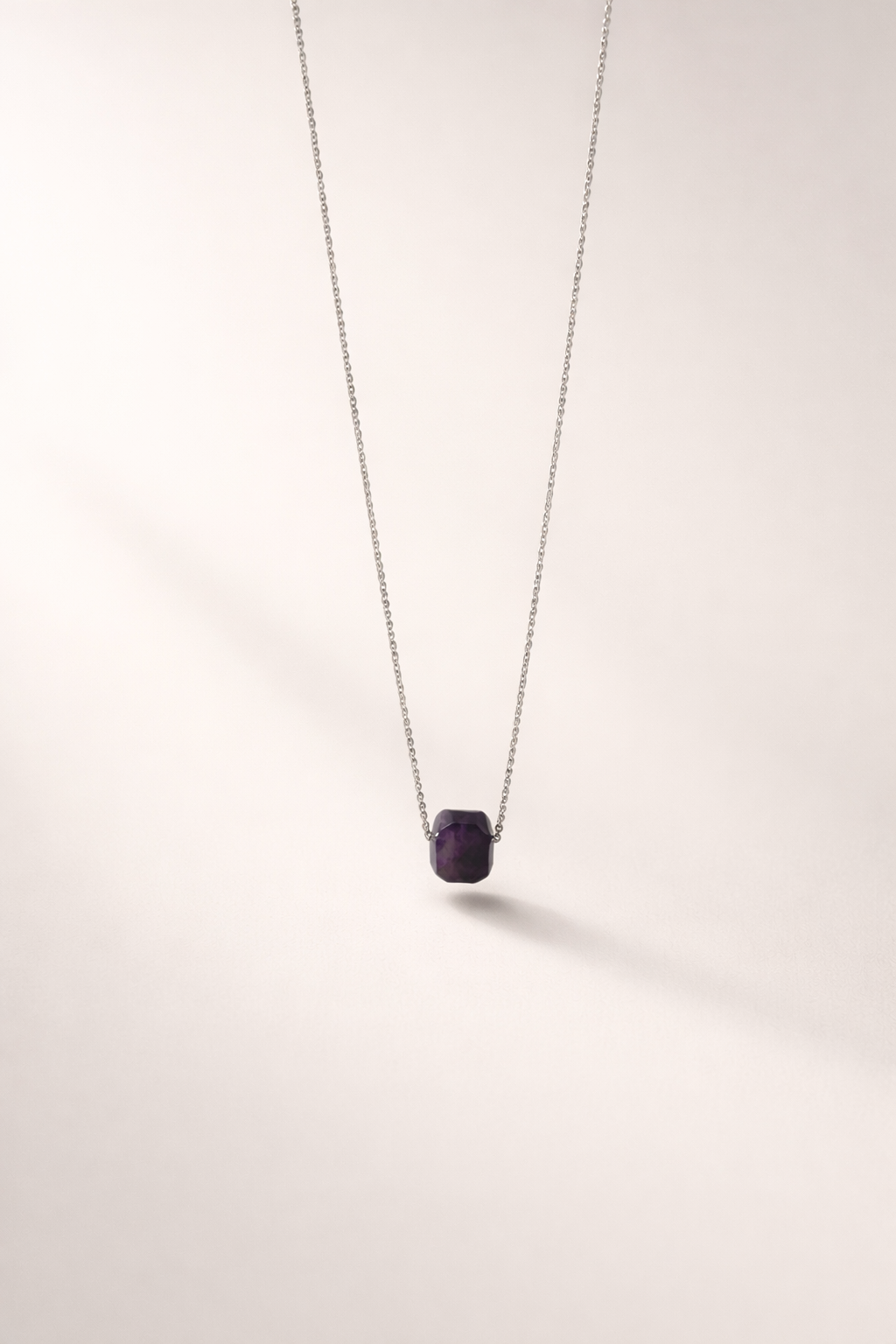 Colier din argint 925 cu ametist | Nox Serena