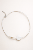 Choker din argint 925 cu coral si sidef | Candor