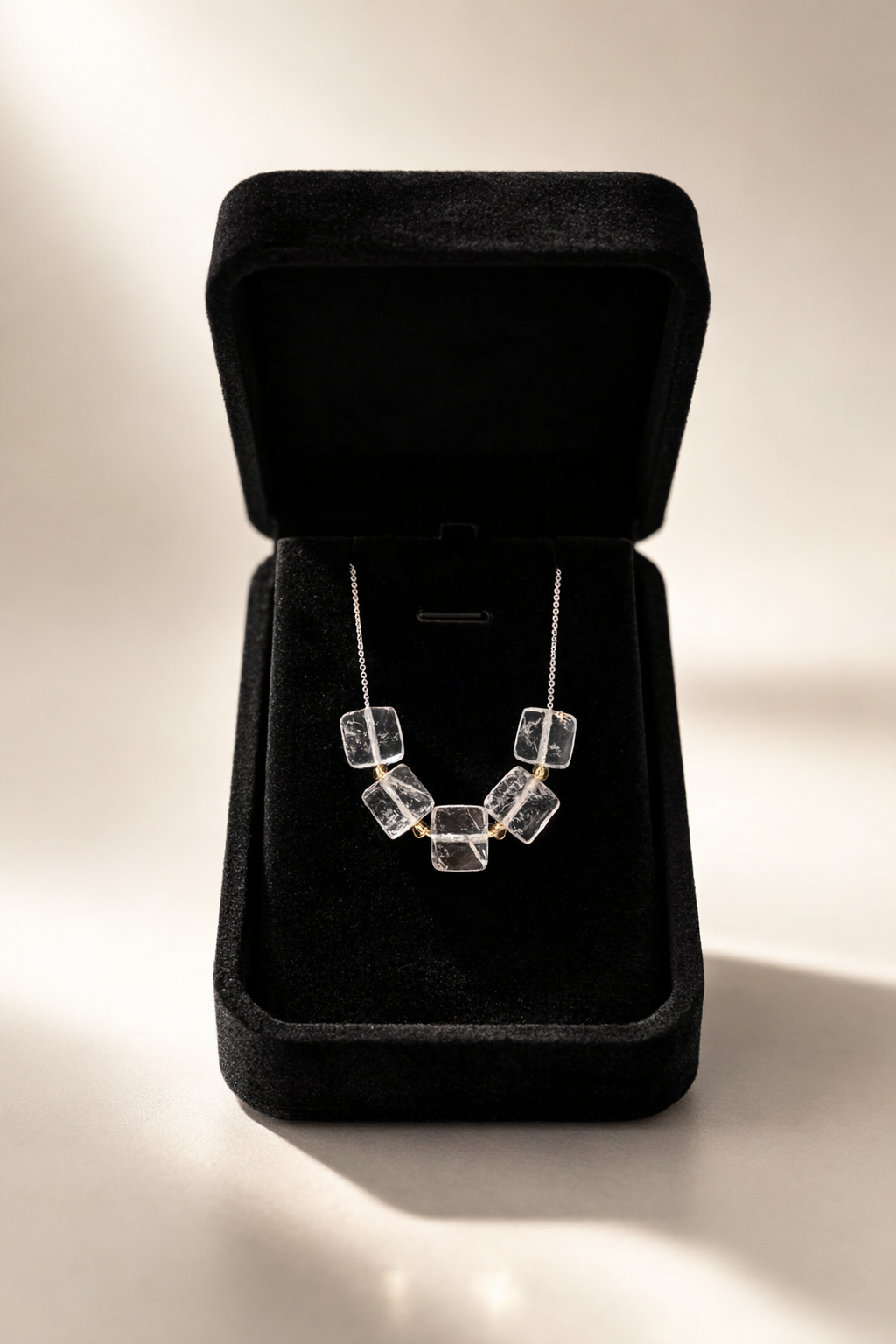 Colier din argint 925 cu cristal de munte | Aether