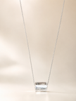 Colier din argint 925 cu cristal de stâncǎ | Minima