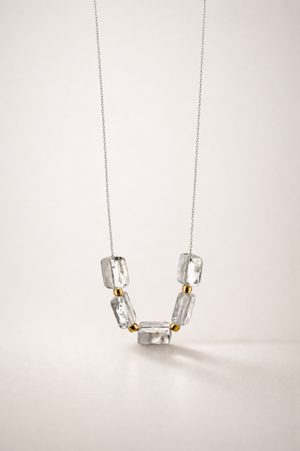 Colier din argint 925 cu cristal de munte | Aether