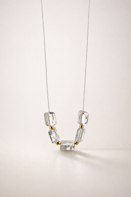 Colier din argint 925 cu cristal de munte | Aether