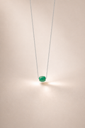 Colier din argint 925 cu jad verde | Viridis Unus