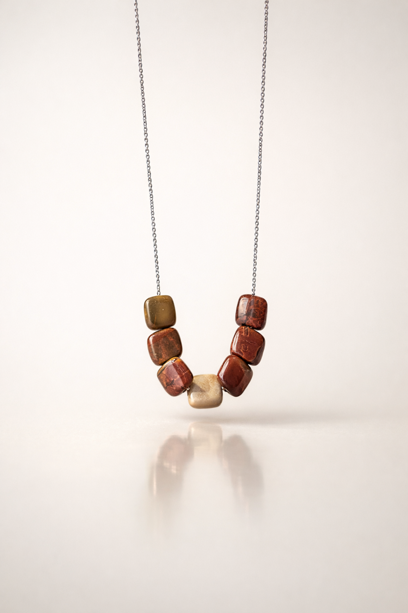 Colier din argint 925 cu jasp | Tellus Minor