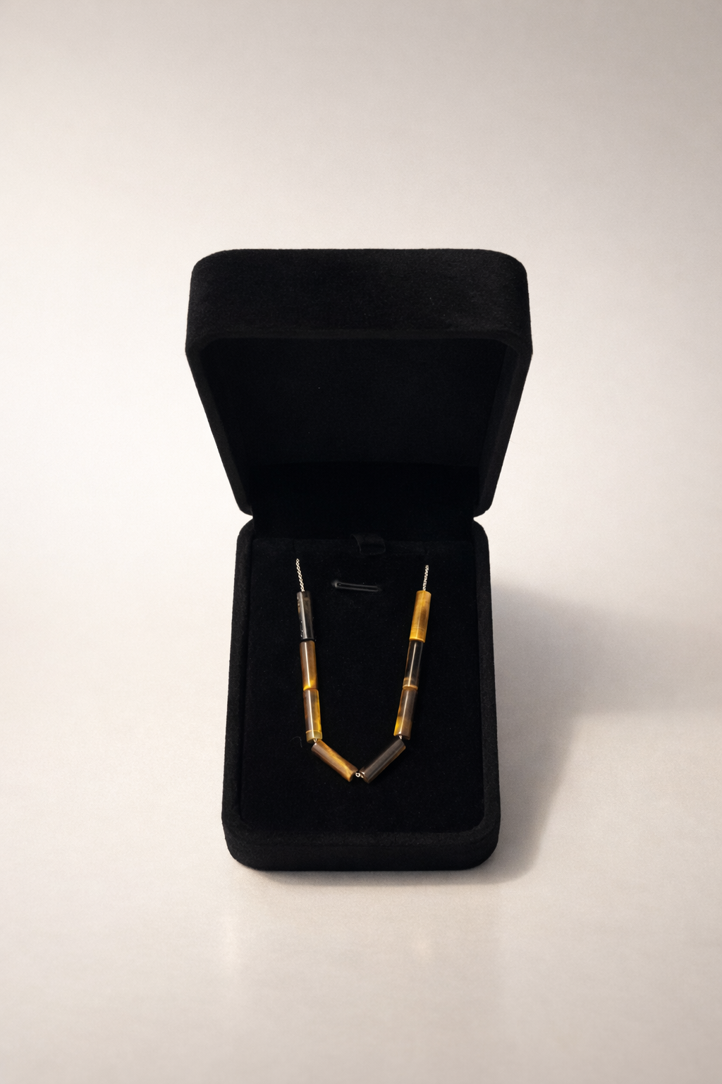 Colier din argint 925 cu ochi de tigru | Terra Ignis