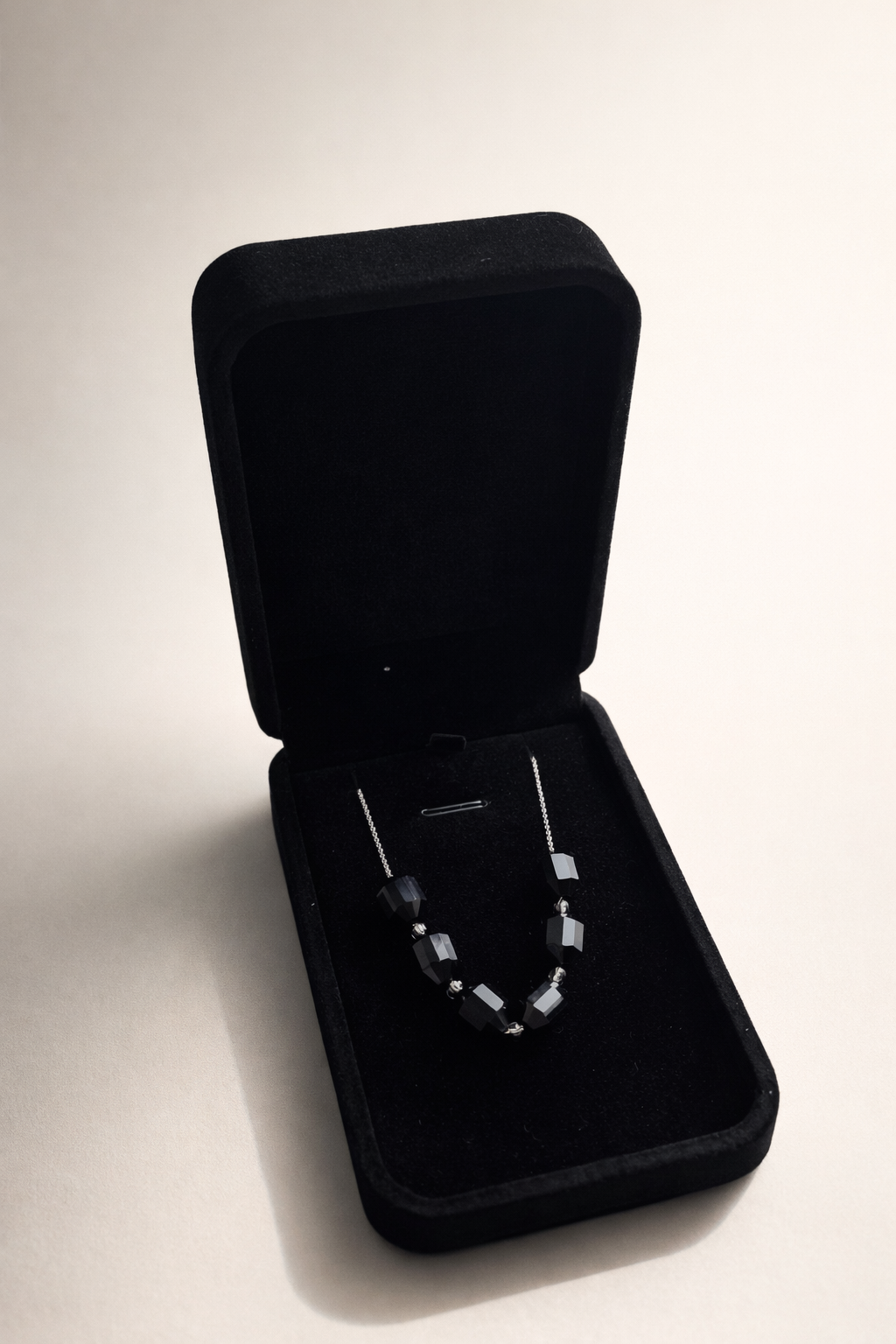 Colier din argint 925 cu onix| Noctis Linea