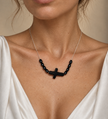 Choker din argint 925 cu onix | Noctaris