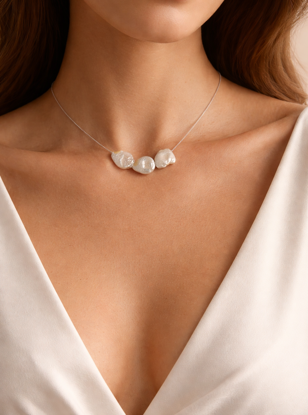 Colier din argint 925 si perle baroc | Thalassa