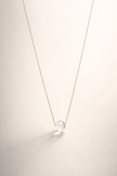Colier din argint 925 cu cristal de stâncǎ | Aqua