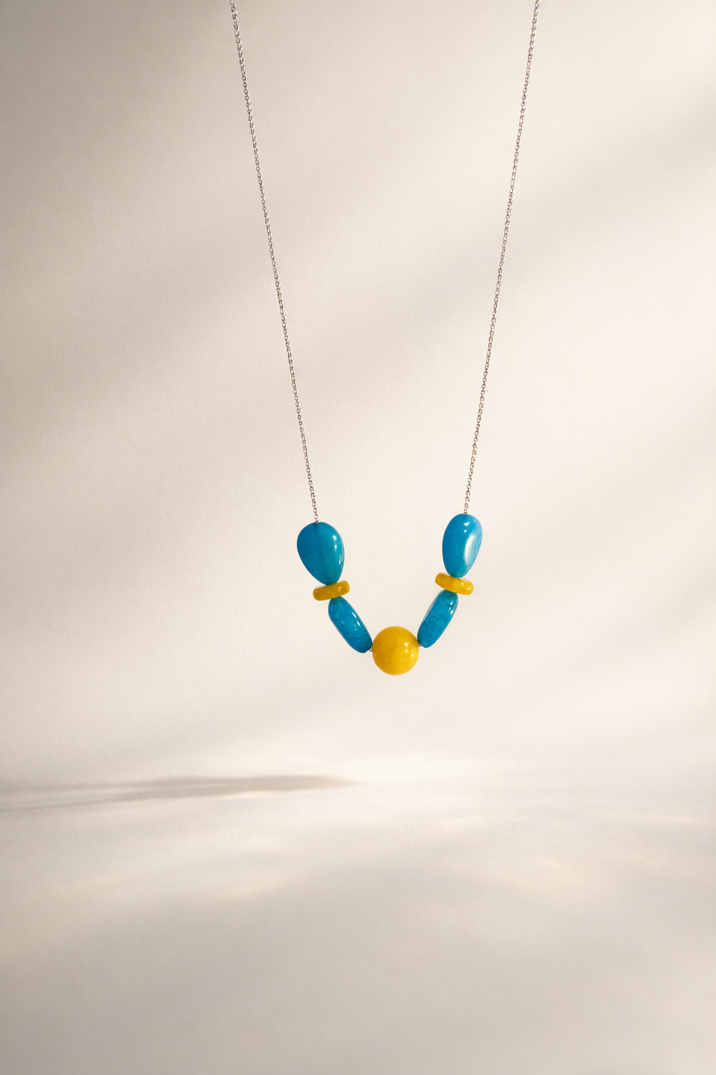 Colier 'Floare de Azur'